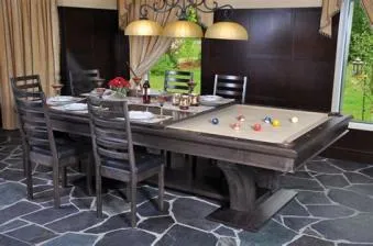 Can pool table fit in dining room?