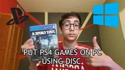 What happens when you put a ps4 game disc in a pc?