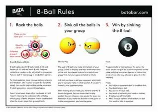 What is the foul rule of billiards?