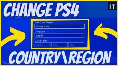 How do i change my ps4 region to uk?