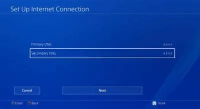 What is a good ps4 wifi dns?
