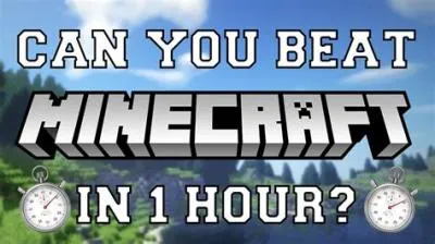 How many hours to beat minecraft?