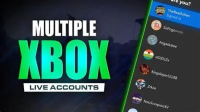 Do you have to pay for multiple xbox live accounts?