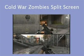How do you play 4 player split-screen zombies in cold war?