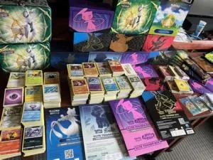 What to do with excess pokémon cards?