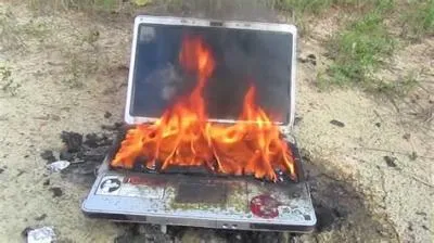 Can i burn a laptop?